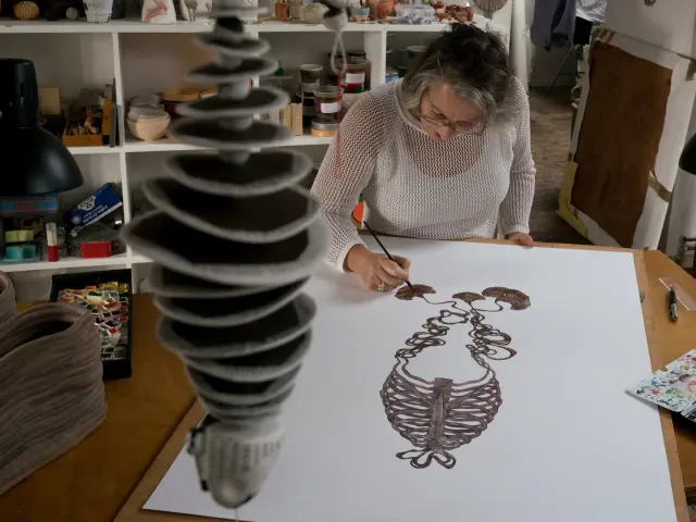 Anne de Villèle artiste plasticienne Rochefort-en-Terre