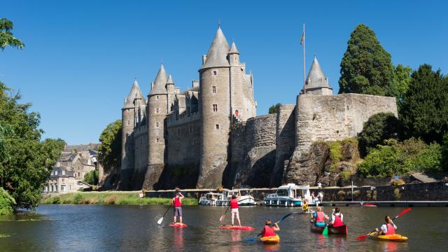 Château de Josselin, le long du canal de Nantes à Brest