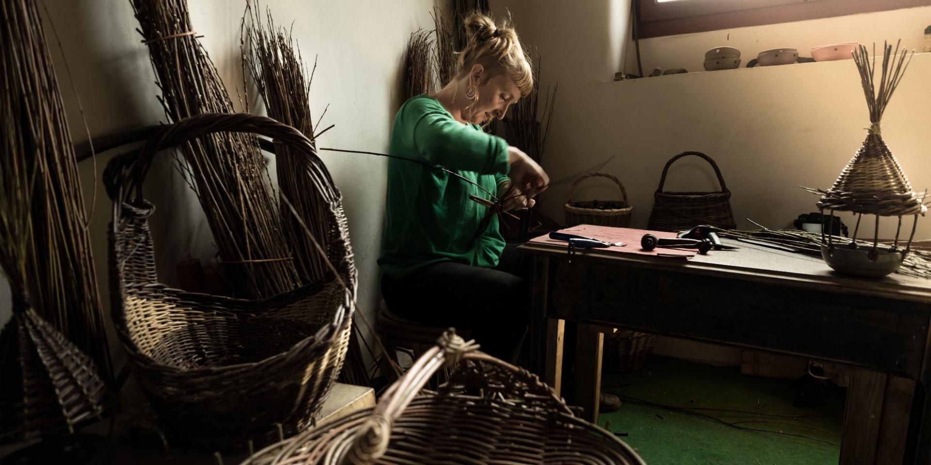 Valérie Robichon Vannerie Artisanat D'art St Gravé