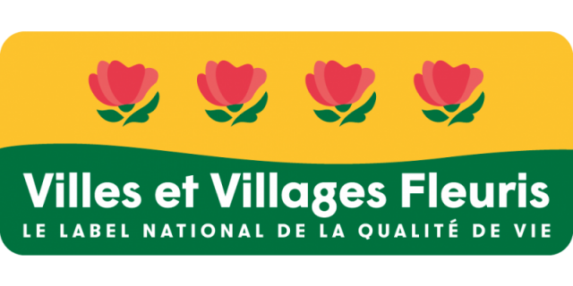 Logo Villes Et Villages Fleuris 4 Fleurs