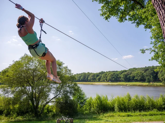 Tyrolienne Base De Loisirs Moulin Neuf Aventure