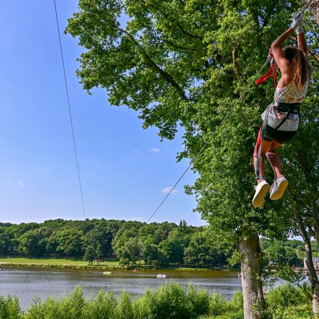 Tyrolienne Moulin Neuf Aventure Base De Loisirs