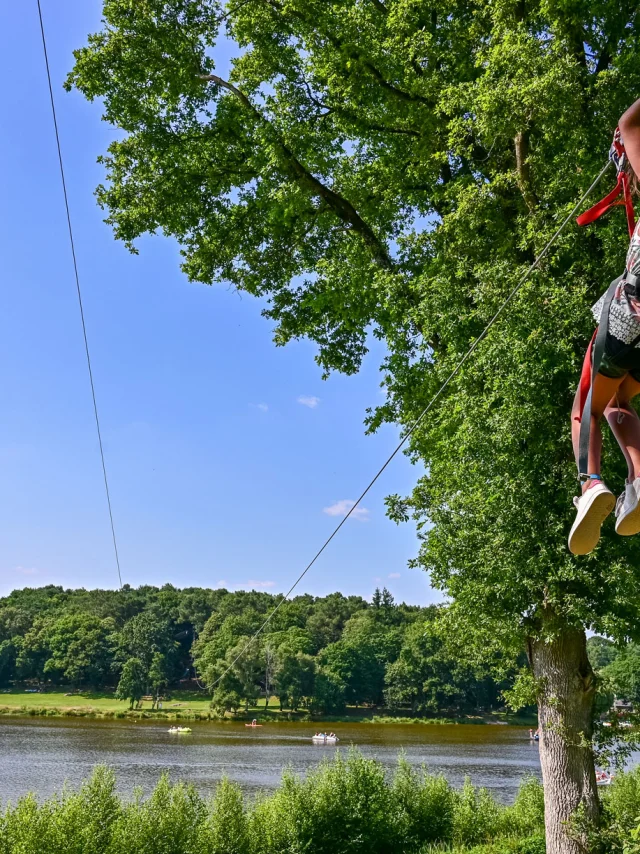 Tyrolienne Moulin Neuf Aventure Base De Loisirs