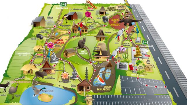 Plan del Parque Tropical