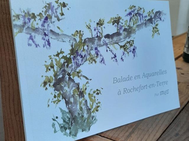 Livre Balade En Aquarelles à Rochefort En Terre Par Buce