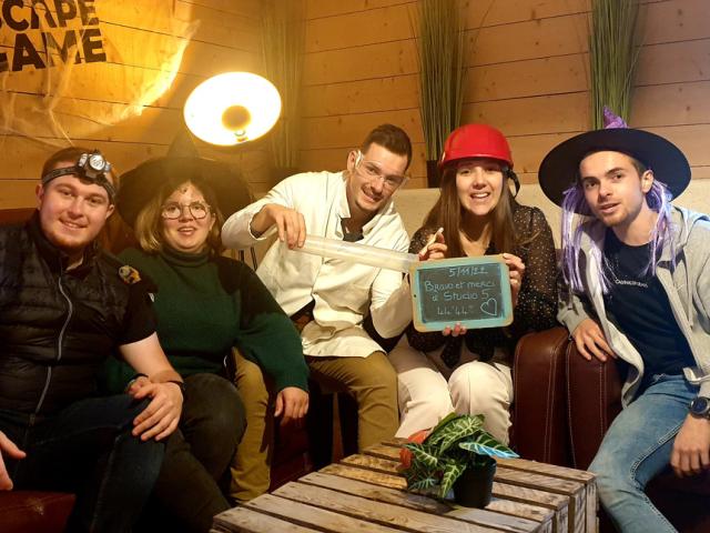 Escape Game Moulin Neuf équipe Studio5 Nov 2022