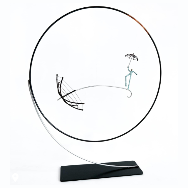 La Valse des averses - Sculpture - Galerie ZA