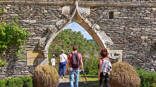 Rochefort En Terre Vue Sur Les Grees Parc Du Chateau