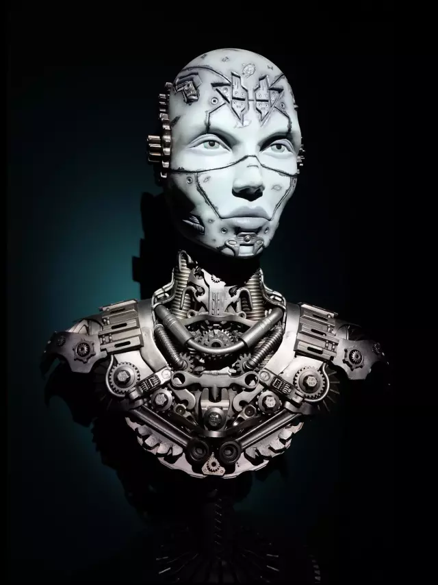 Naia Museum Sculpture Bio Mecanique De Florian Carminati