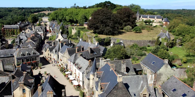 Rochefort-en-Terre - Vue du ciel