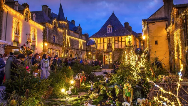 Les illuminations de Noël à Rochefort-en-Terre