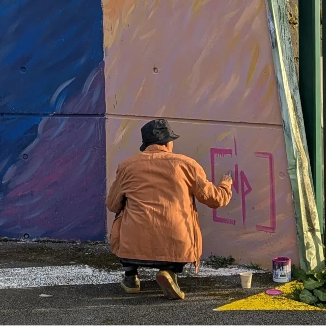 Realisation De La Fresque Murale Questembert