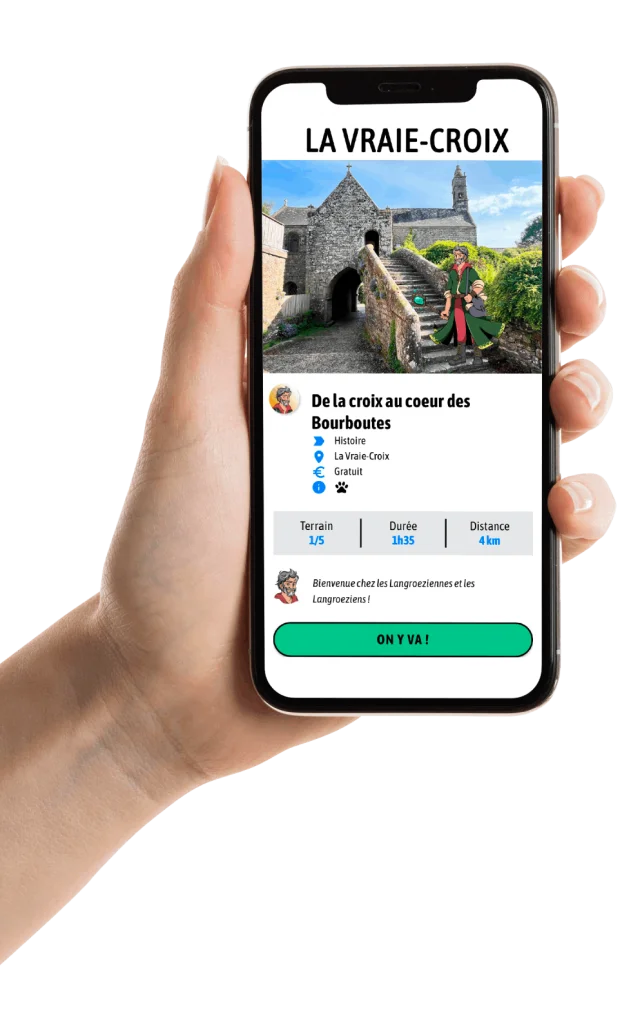 Application Les Trésors du Morbihan Parcours à La Vraie-Croix
