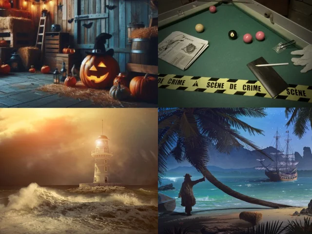 Les différentes salles