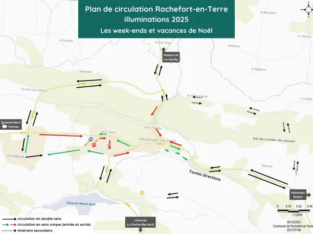 Plan Circulation Rochefort En Terre Illuminations 2025