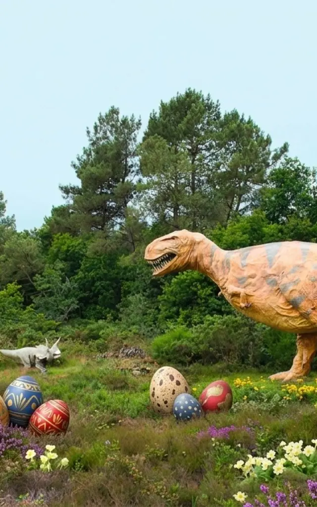 Jurassique Pâques au Parc de Préhistoire de Bretagne