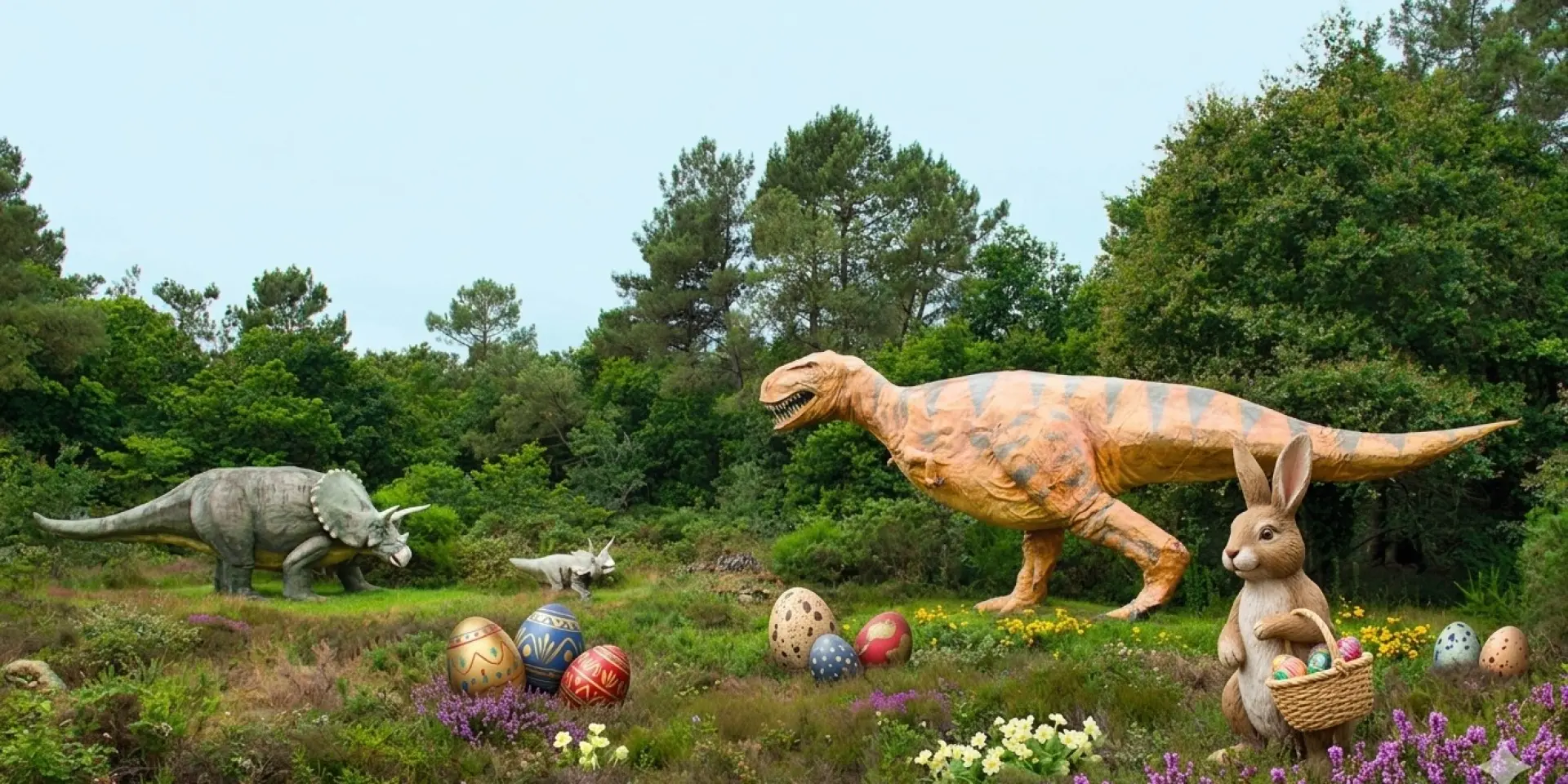 Jurassique Pâques au Parc de Préhistoire de Bretagne