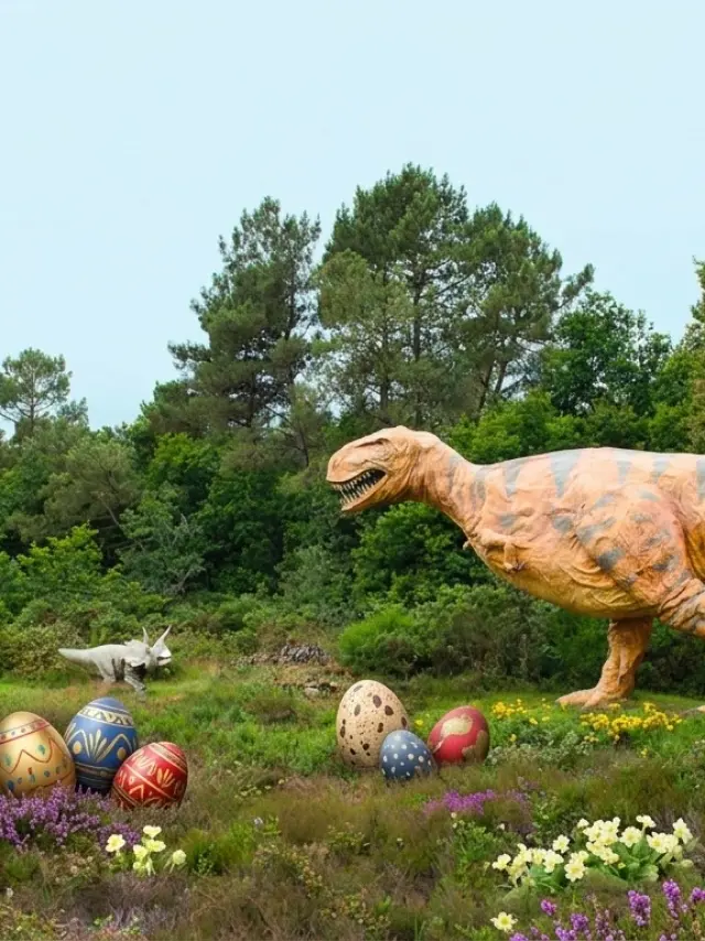 Jurassique Pâques au Parc de Préhistoire de Bretagne