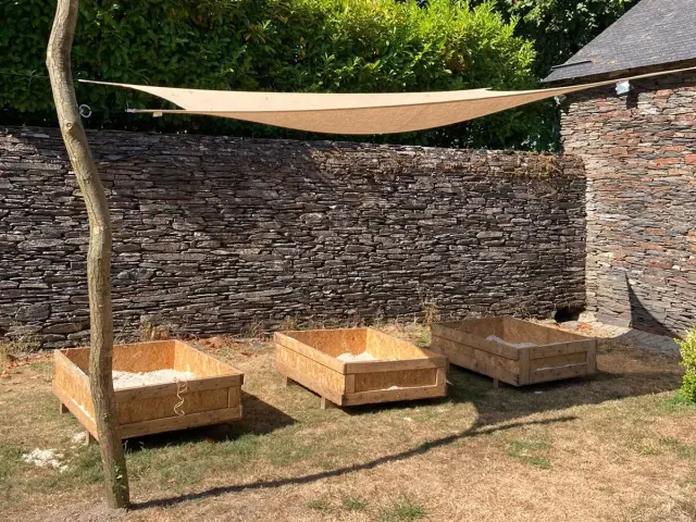 Parc de Préhistoire de Bretagne - Bacs de fouille
